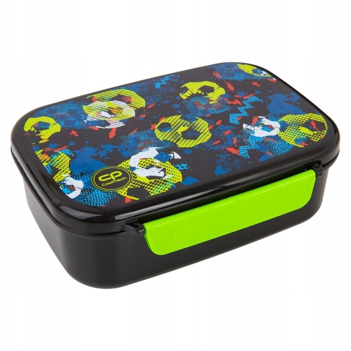 Recipient Pentru Alimente cu Compartiment, Coolpack, Foodyx, 765 ml, Multicolor, Bpa Free, Fabricat Din Materiale Rezistente Si Sigure, 100% Plastic, 18 cm x 14 cm x 6 cm, Multicolor