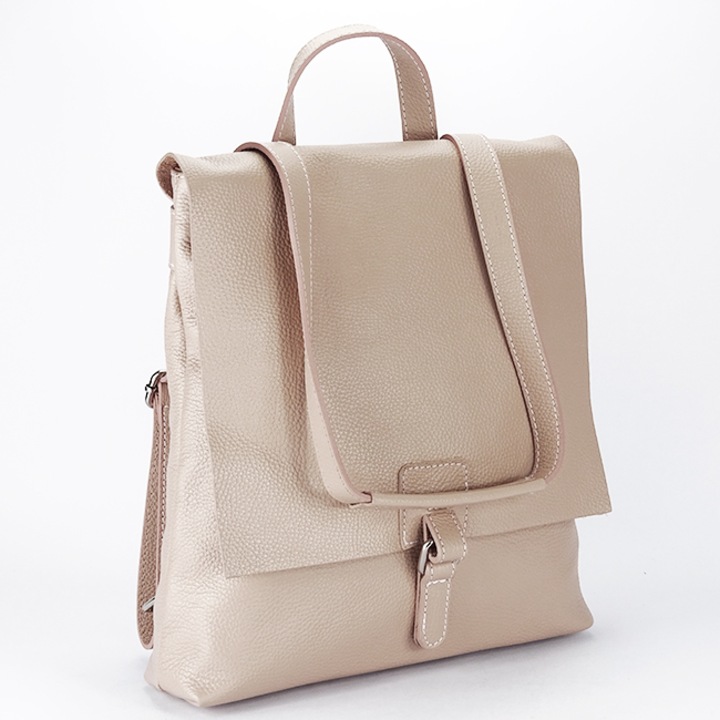 Rucsac 2 in 1 roz din piele naturala B-5974-28 M11 Roz