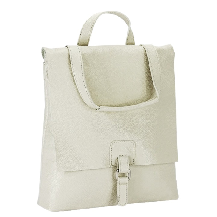 Rucsac 2 in 1 crem din piele naturala B-5974-28 M11 Crem