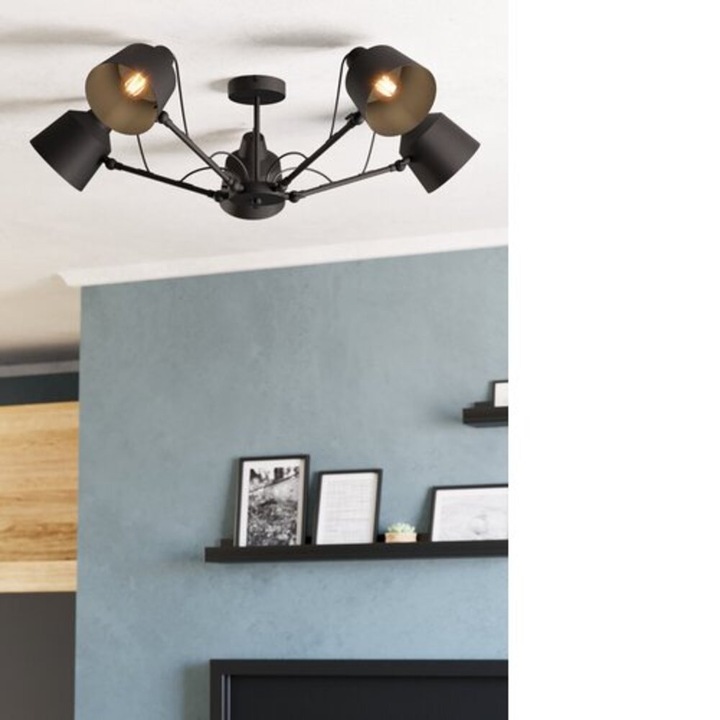 EGLO, 99667, BASURTU, плафониер, E27, 5X40W, IP20