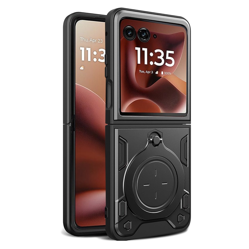 Husa antisoc pentru Motorola Razr 60 Ultra cu protectie camera, Accesorio CamGuard Pro, Black