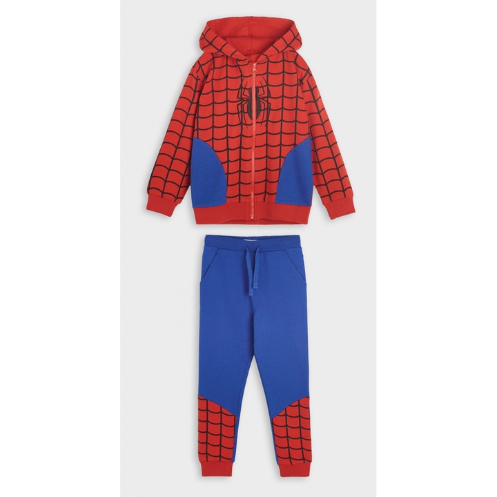 Compleu Spider-Man cu hanorac ╚Öi pantaloni 32443, Rosu