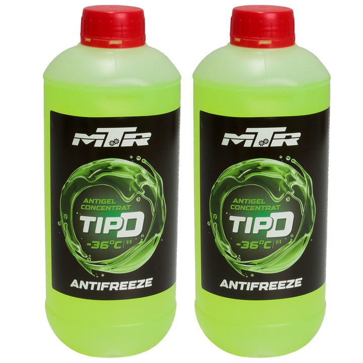 Pachet 2 litri antigel concentrat MTR Tip D galben