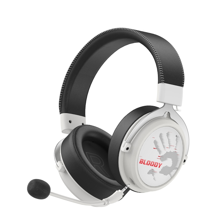 Casti wireless de gaming cu microfon A4tech Bloody MR-590 Bluetooth 3.5mm jack, Rosu