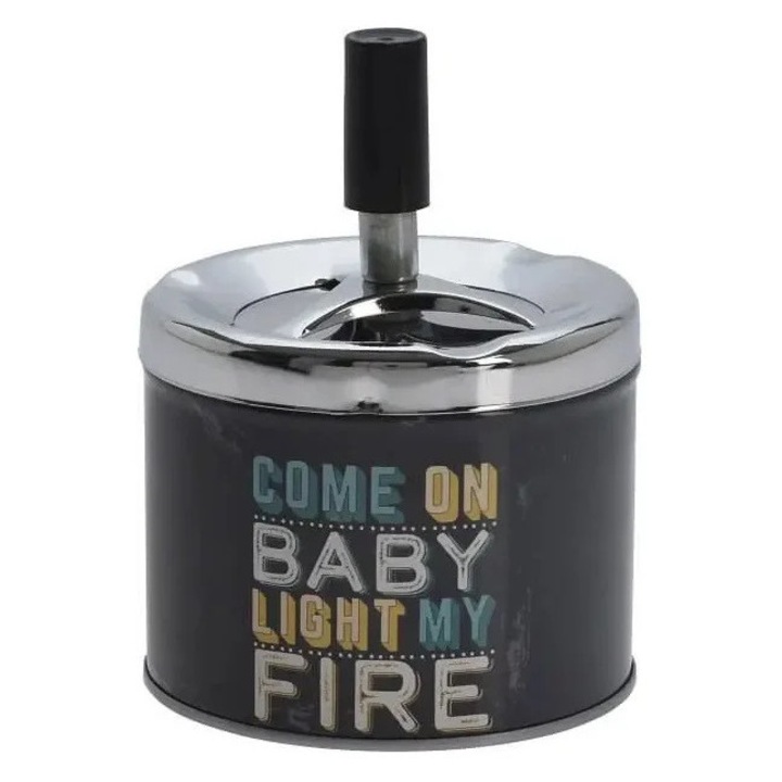 Excellent Houseware hamutartó, fém, 9x12 cm, fekete