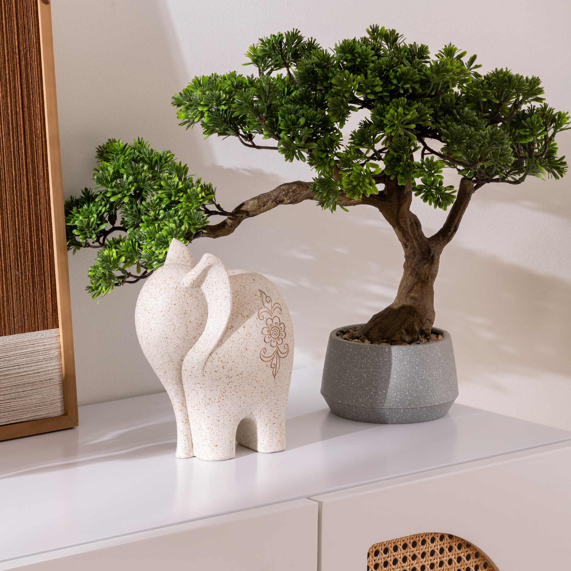 Mestersges Bonsai Fa 45 Cm, Atmosphera, Kermia Kasp, Elegns Dekor  Nappaliba, Irodba, Hlszobba, Idelis Modern, Japn s Minimalista  Dekorcihoz - eMAG.hu