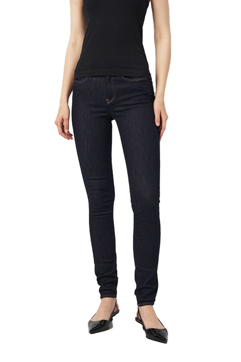 Blugi de dama G-Star RAW 3301 Deconst Ultra High Skinny 8084761 16113-23, Talie inalta, Picior super skinny, W24-L30, Albastru