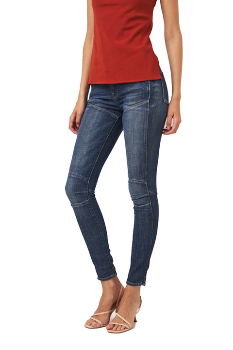 Blugi de dama G-Star Ultra High Super Skinny Atis, Talie foarte inalta, Picior super skinny, W28-L32, Albastru