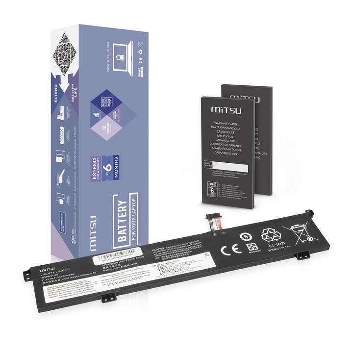 MITSU L19L3PF3 L19M3PD9 L19M3PF7 gamer laptop akkumulátor, 2200mAh