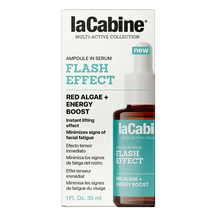 Ser pentru fata La Cabine Flash Effect Multi-active, 30 ml, elasticitate, pentru femei