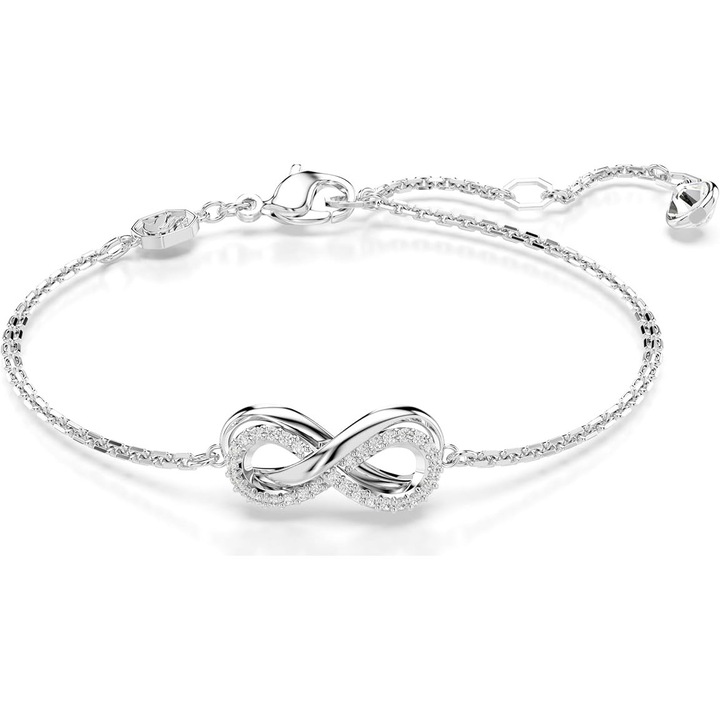Bratara, Swarovski, Hyperbola, Simbol infinit, Argintiu