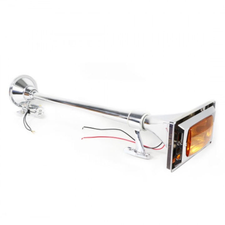 Тромба със спот лампа за камион, автобус, тир, 130dB