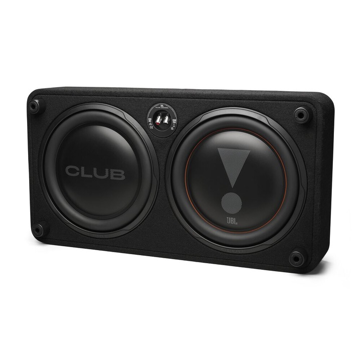 Subwoofer Auto JBL CLUB 1200SSL, difuzor 300 mm, incinta slim, 2 Ohmi, 400W RMS, 1200W maxim