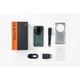 Oukitel WP200 Pro mobiltelefon, Dual SIM, 5G, Octa-Core Mediatek Dimensity 8200, 6,7 hüvelykes AMOLED 120Hz, 72GB RAM (24GB + 48GB külső), 1TB, NFC, IP68, levehető modulos okoskarika képernyő, Android 15, fekete