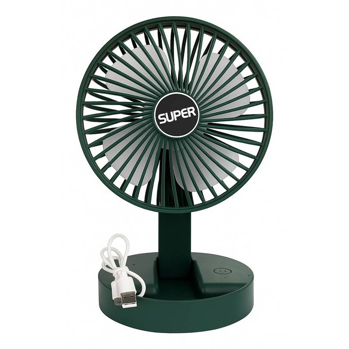 Преносим вентилатор, Сгъваем, Акумулаторен, 5VDC, 5W