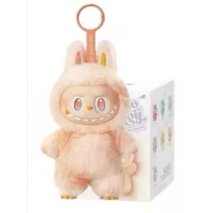 Jucarie de plus, Labubu, seria High Energy Ahead, generatia 3, 17 cm, Portocaliu