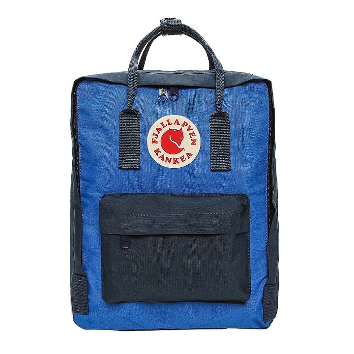 Fjallraven kanken Синтетична раница, 7 литра, 29 x 20 x 13 cm, тъмносиня/черна