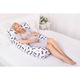 Възглавница за бременност BabyUniverse U-образна, памучна, многоцветна, 130x70x20см, за спане и кърмене