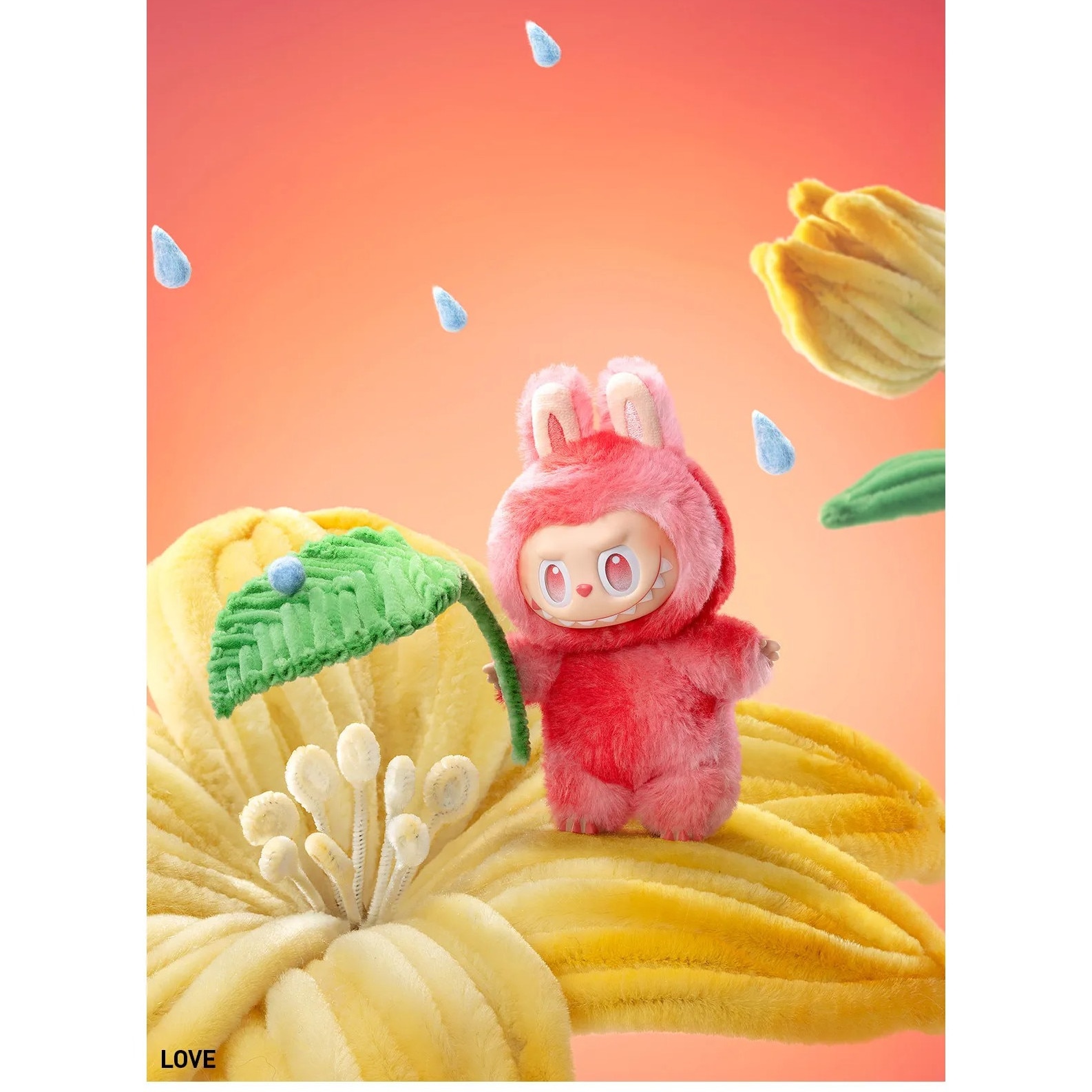 Labubu Roz Figurina Breloc, Labubu, Roz Inchis, 20 cm - eMAG.ro