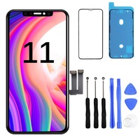 Display pentru Apple iPhone 11, Rqiurpn, 6.1 inch cu touchscreen si kit reparatie, High Quality, Ecran Tactil, Negru