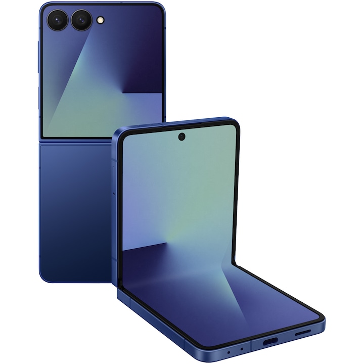 Смартфон Samsung Galaxy Z Flip7, 12GB RAM, 512GB, 5G, Blue Shadow