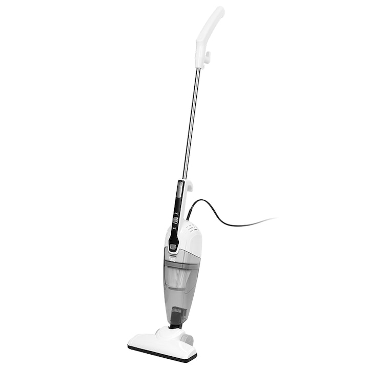 Вертикална прахосмукачка 2в1 Teesa Sweeper 500, 500 W, 0.7 л, бял HEPA филтър