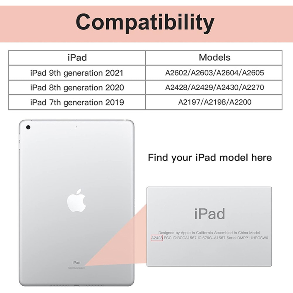 Husa tableta, Kosiil®, pentru iPad Air 3, iPad Pro, 10.2/10.5', cu suport pentru creion, protectie completa, mov