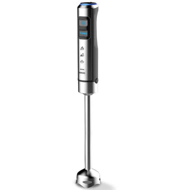 Blender prietenos pentru smoothie-uri, 380 ml, 6 lame din otel inoxidabil, roz, 24x8,7x8,7cm