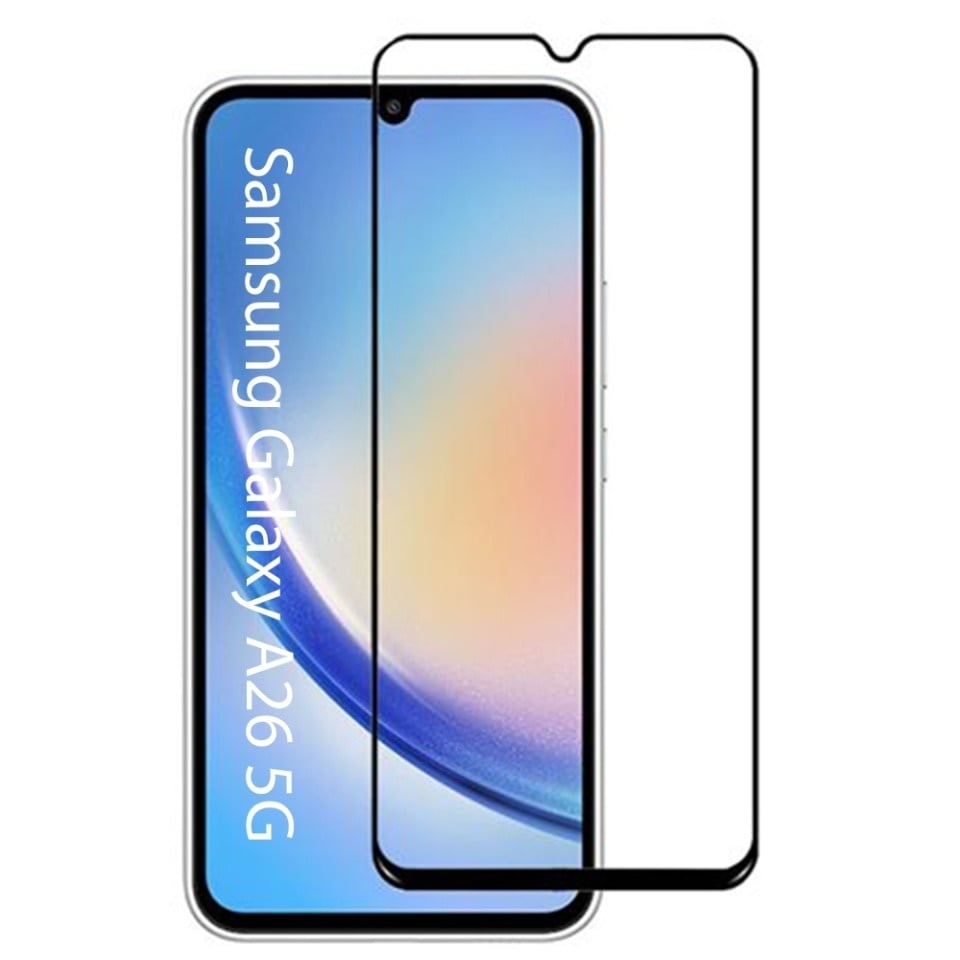 Folie pentru Samsung Galaxy A26 5G, SKYDDAR INNOVATION, Sticla Securizata, Ultra HD, Protectie 111D, Montare Simpla, set cu sticker, Transparent