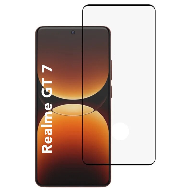 Folie pentru Realme GT 7, SKYDDAR INNOVATION, Sticla Securizata, Ultra HD, Protectie 111D, Montare Simpla, set cu sticker, Transparent