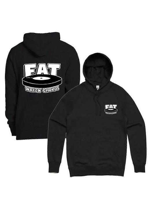 Hanorac barbati, Fat Wreck, negru, bumbac 80%, poliester 20%, imprimeu digital, L INTL
