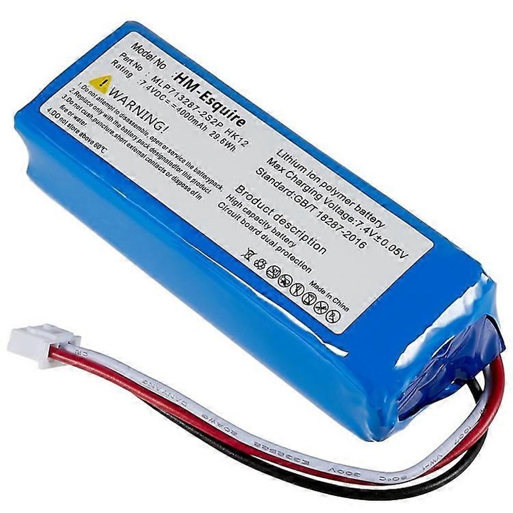 Baterie de schimb pentru Harman Kardon Esquire, 7.4V, 4000mAh, Lithium-ion Polymer