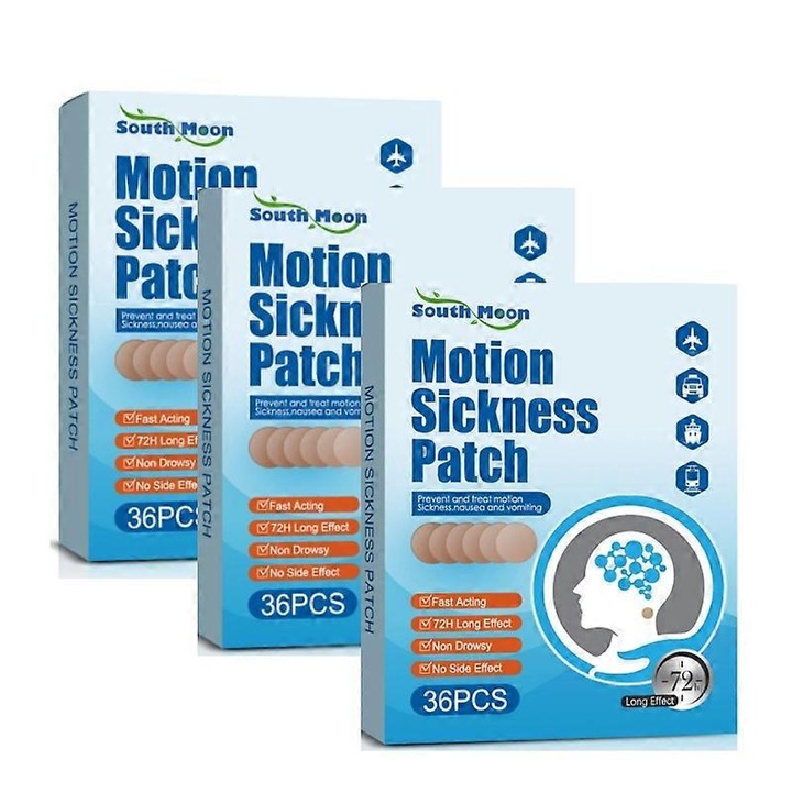 Set 36 plasturi anti-voma pentru rau de miscare, Plante