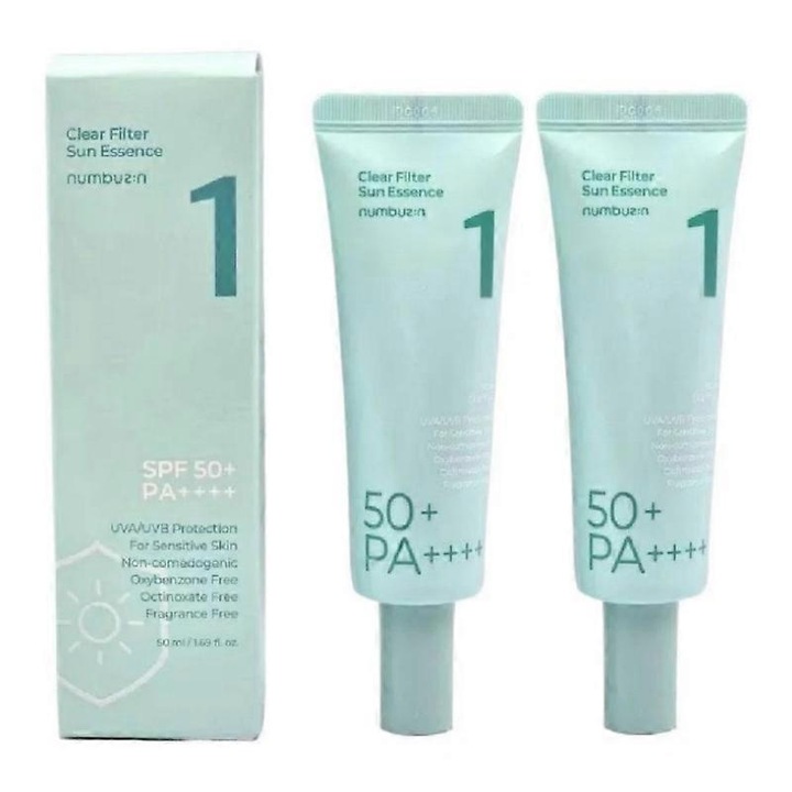 Crema cu protectie solara, 50ml, SPF50+, rezistent la apa, 2 bucati