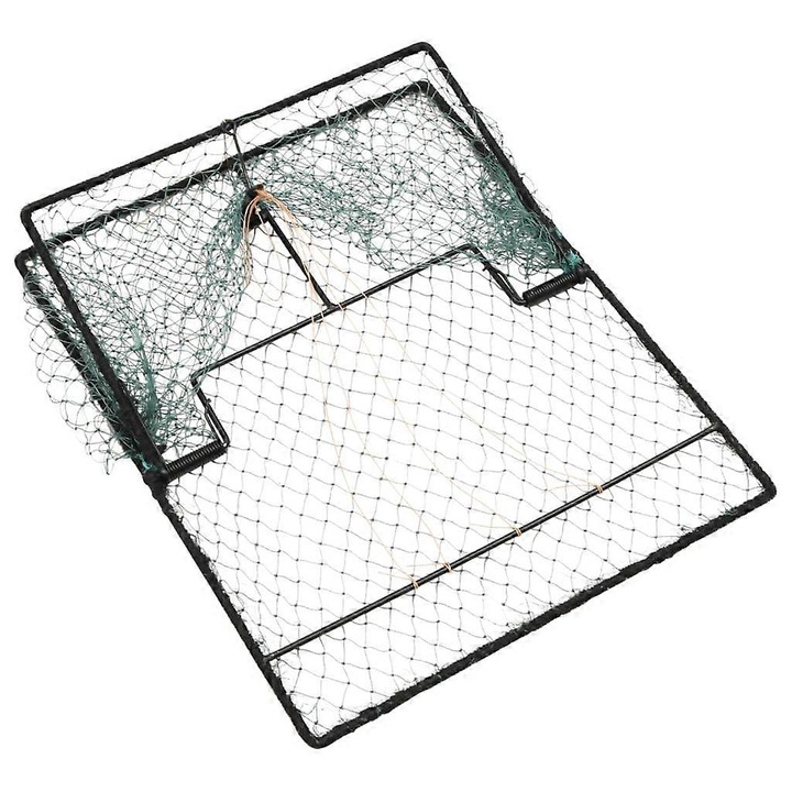 Capcana pentru pasari, 50x40x1.5cm, otel, verde, reutilizabila
