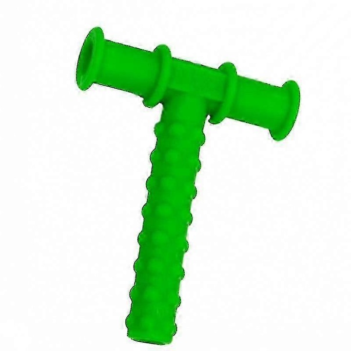 Rágócső készlet, zöld, 15mm, fogzási játékok