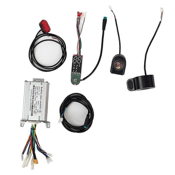 Placa de control 36V 350W pentru scooter, set complet, cu display LED Bluetooth, 15x11x9cm