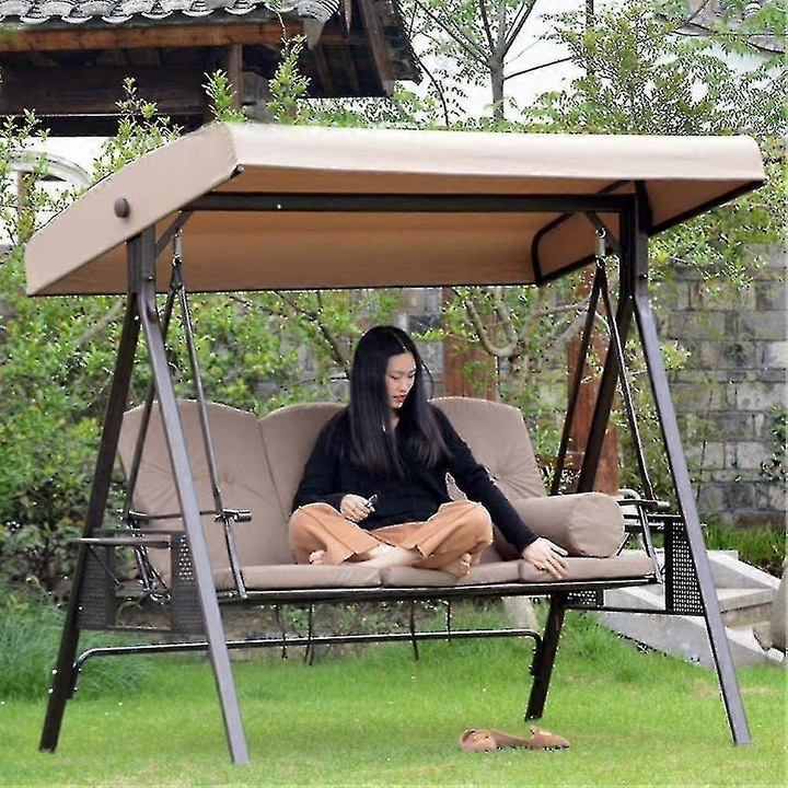 Copertina de inlocuire pentru leagan de gradina, 191x120cm, rezistenta la apa si UV, usor de instalat