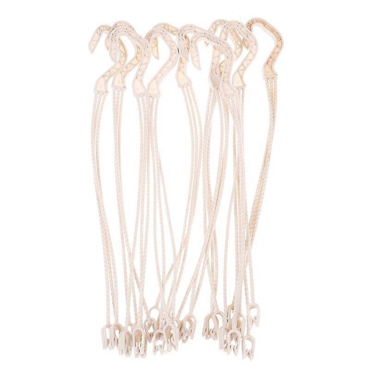 Set 10 suporturi pentru ghivece, plastic, 42cm