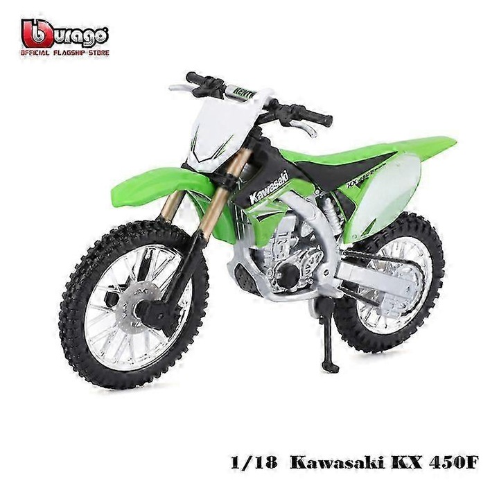 Мотоциклет играчка 1:18, 250 Duke, Kawasaki KX 450F, сплав