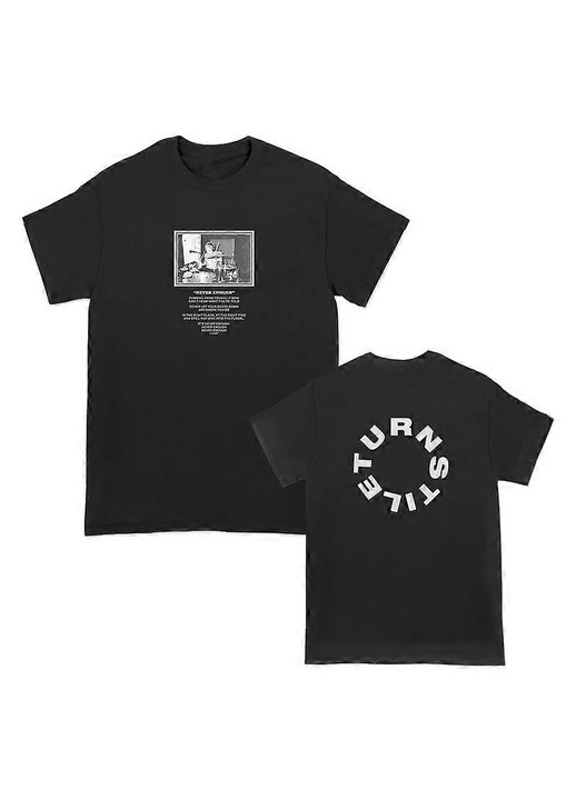 Ferfi polo, pamut, digitalis nyomtatas, fekete, Fekete