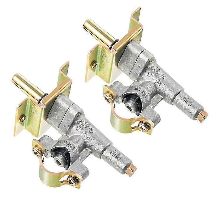 Set 2 valve de control pentru gratar, metal, compatibile cu gratar de 36 inch