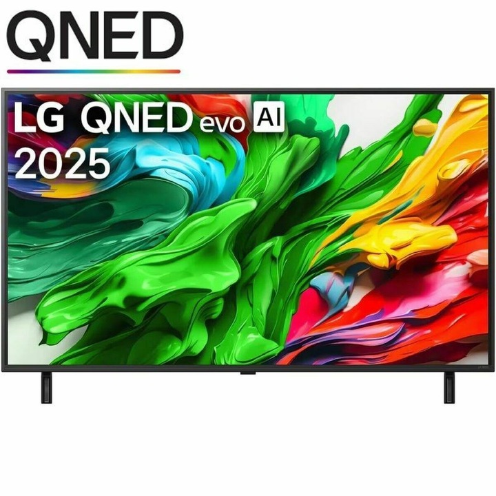 Смарт телевизор, LG 50QNED87A6D 50" 4K Ultra HD LED, Черен, 127x71см
