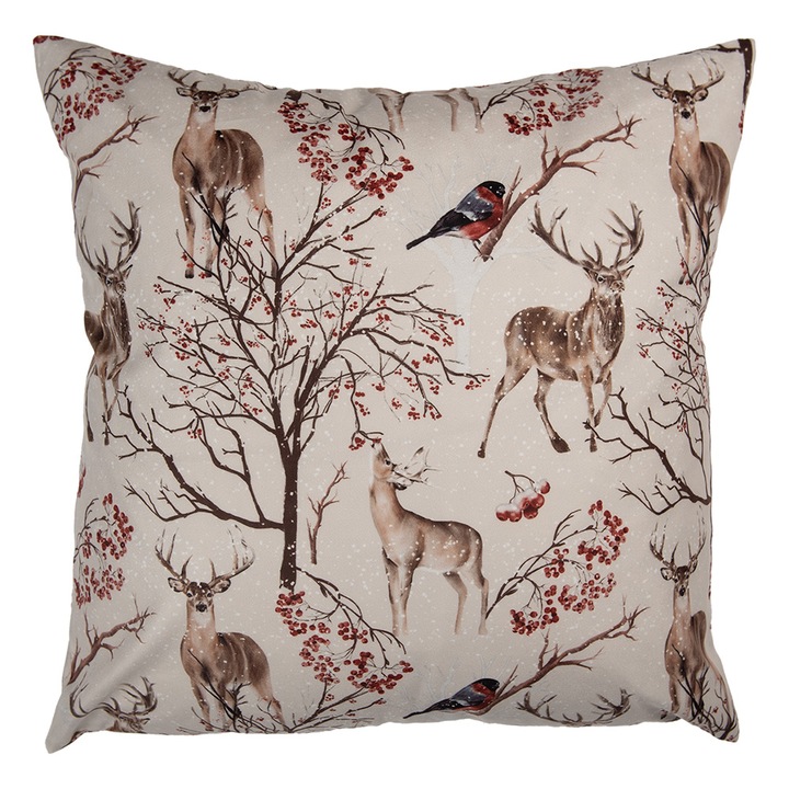 Fata perna textil multicolor Forest 45x45 cm