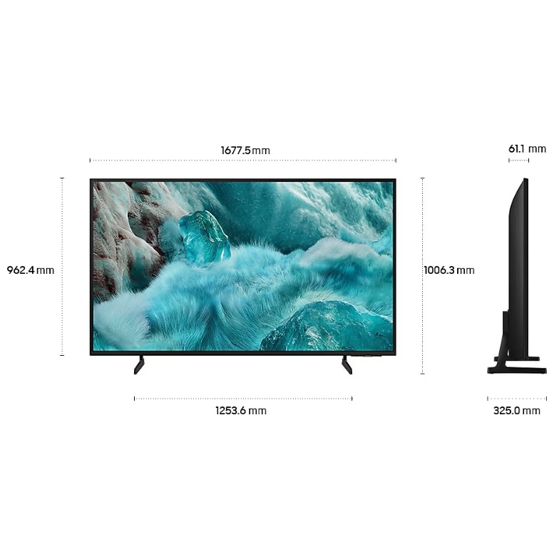 Televizor QLED Samsung 190 cm 75" QE75Q7FAA, Ultra HD 4K, Smart TV, WiFi, CI+