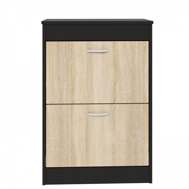 Pantofar 800 2s, 80x26x98cm, wenge/sonoma