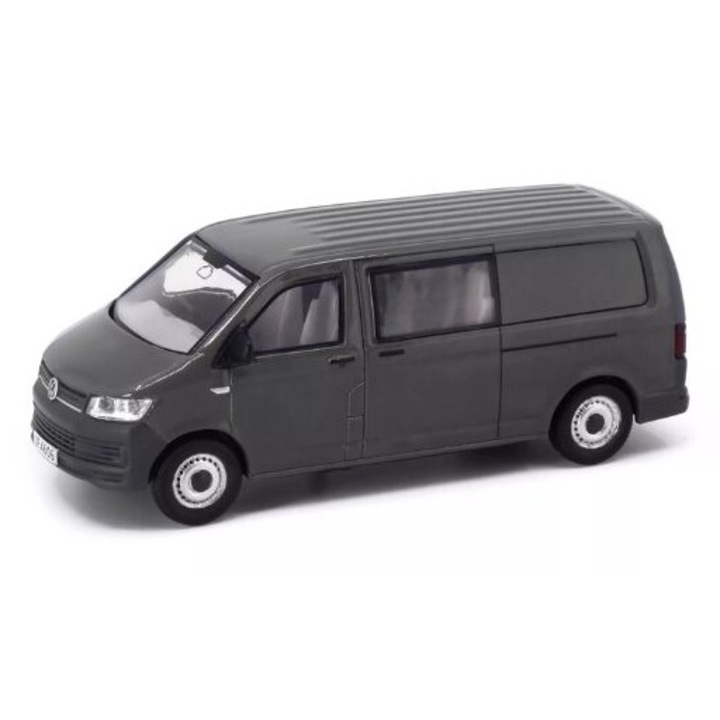 OEM Volkswagen T6 Transporter autómodell, szürke, 1:64, Apró játékok