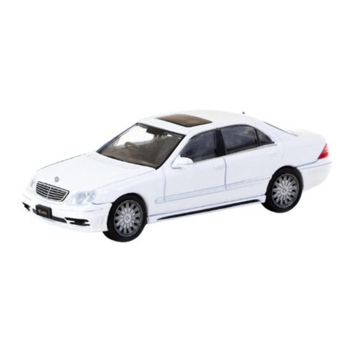 Mercedes-Benz S-Class бял 1:64 модел автомобил Tarmac