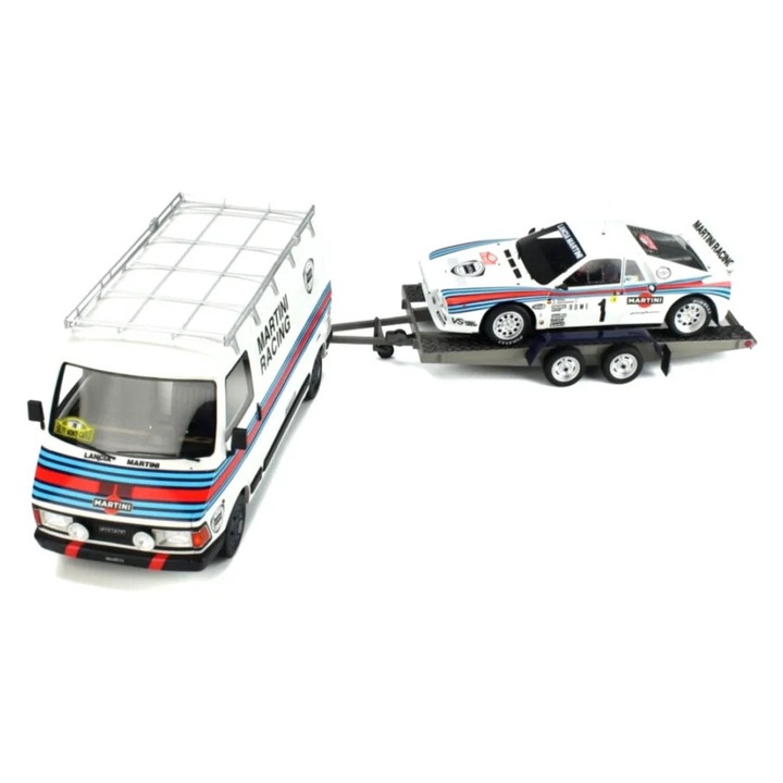 Model Car Set Fiat 242 Lancia 037 Gr.B Rallye Monte Carlo 1983 1:18 Otto Models (OT360)