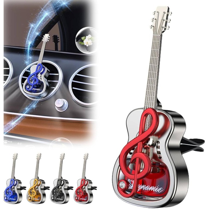 Odorizant auto, mini, design nota, aromaterapie, multicolor